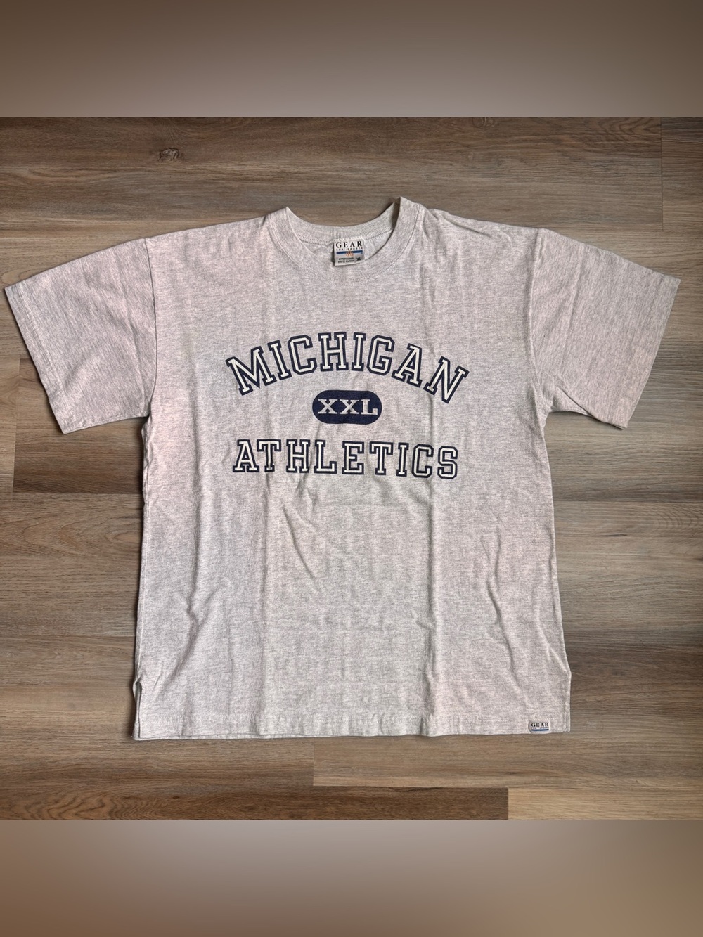 Michigan Athletics XXL Gray Graphic T‑Shirt